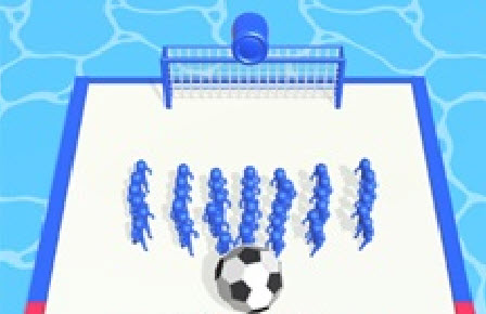 拥挤的足球手游