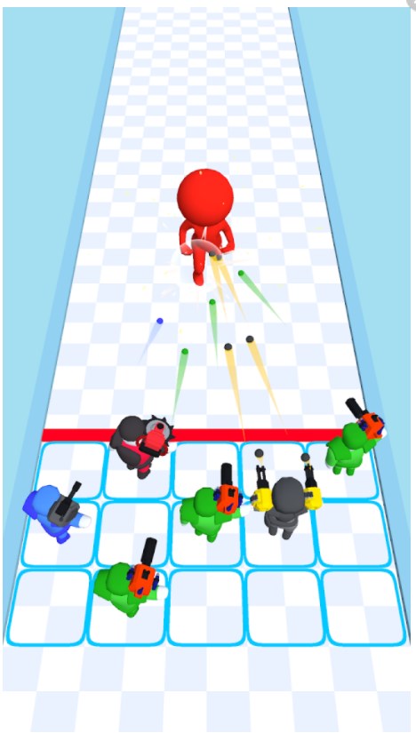 合并人类防御游戏