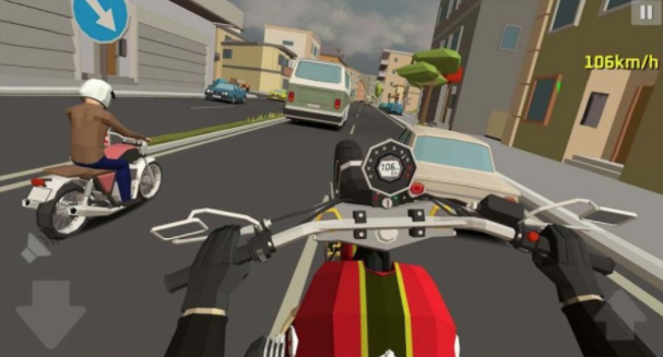 街头摩托自由驾驶游戏