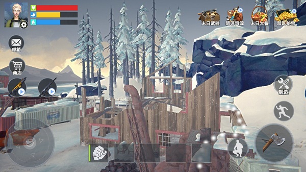 雪地世界生存进化游戏