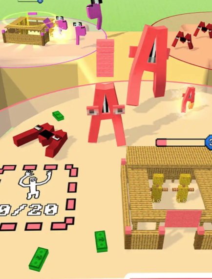 字母塔防大作战游戏