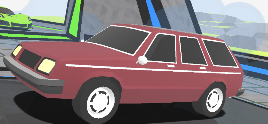 卡通多人赛车沙盒