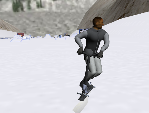 极限山峰滑雪游戏