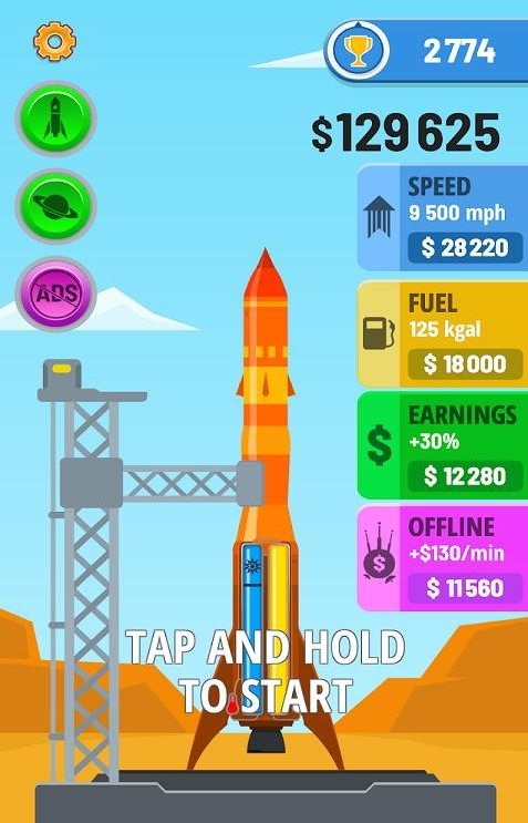 rocket sky（飞船升空）最新版安卓游戏 v1.4.2