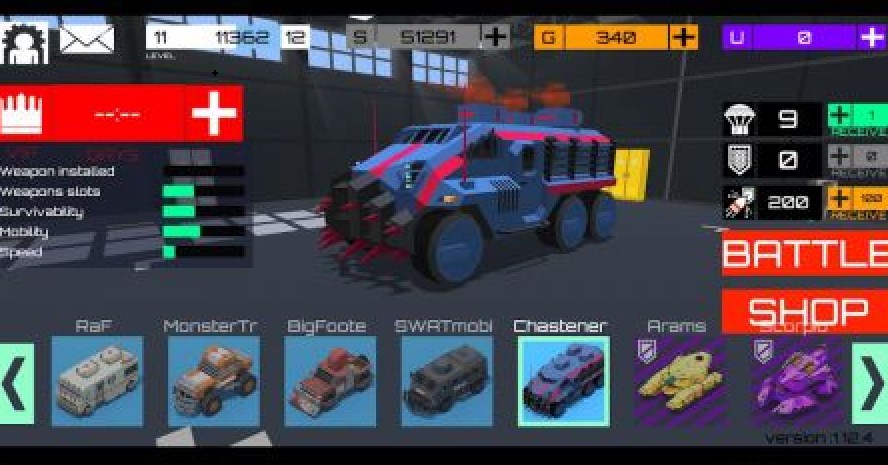 战车竞技战场游戏下载(CUBG) v1.2.0 安卓版