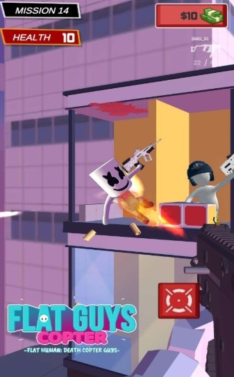 天降突围手游下载(Flat Human Copter Guys) v1.0 安卓版