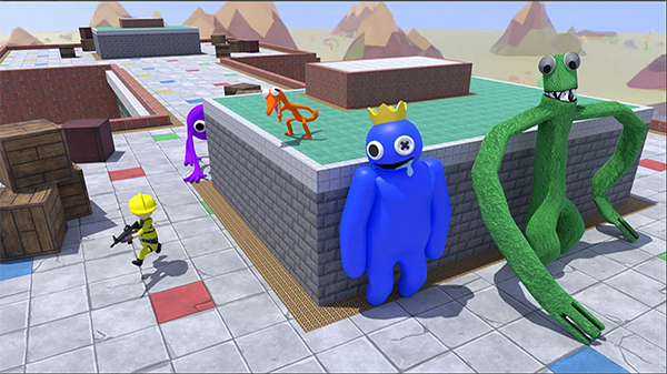 彩虹朋友躲猫猫手机版下载(Blue Survival: Hide N Seek) v1.0.2 安卓版