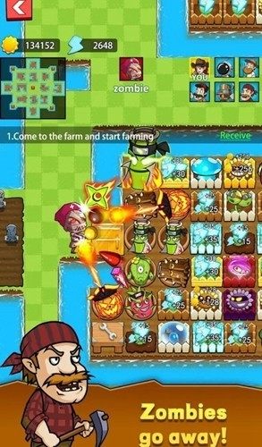 农夫大战僵尸游戏下载 v1.9.2.1 安卓版