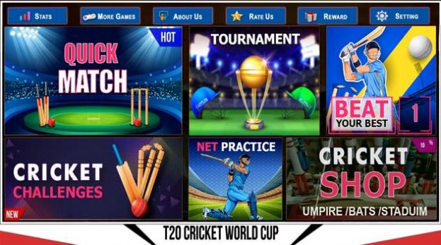 T20世界板球比赛游戏下载安装(T20 Cricket League) v3.2 安卓版