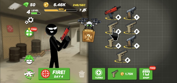 火柴人合并枪游戏下载安装(Stick Merge) v1.0 安卓版