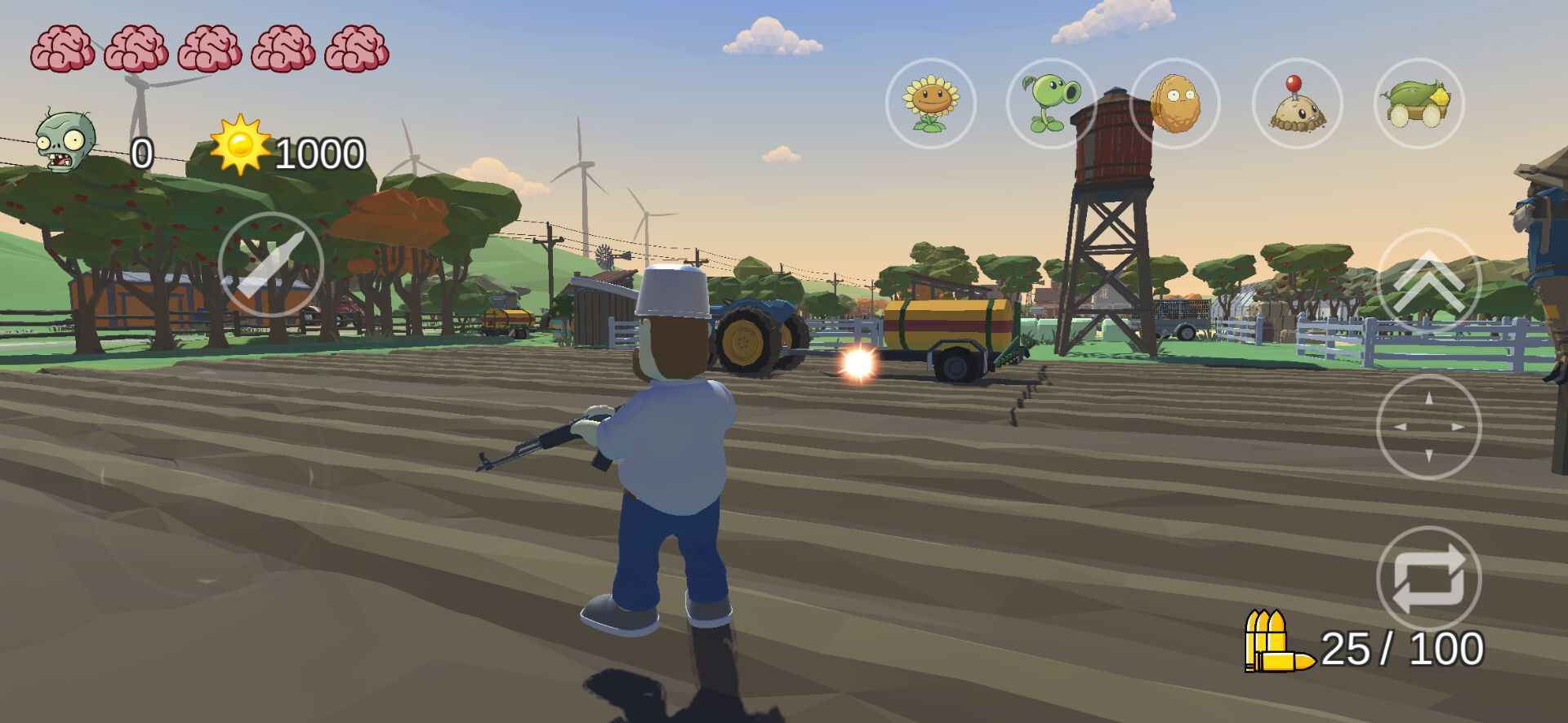 植物大战僵尸3d戴夫有枪下载安装(PVZ_TPS) v1.0 安卓版