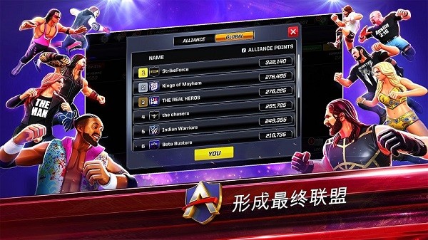 wwe美国职业摔角联盟(WWE Mayhem) v1.63.175 安卓版