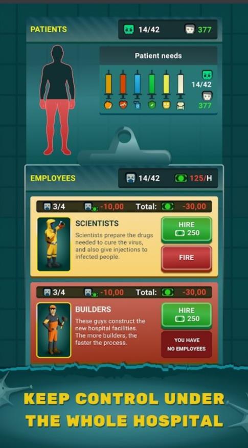 僵尸医院大亨无限金币钻石版下载 v1.7.3 安卓版