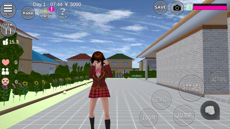 七七酱同款樱花校园模拟器(SAKURA SchoolSimulator)2022最新版中文 v1.039.07 安卓版
