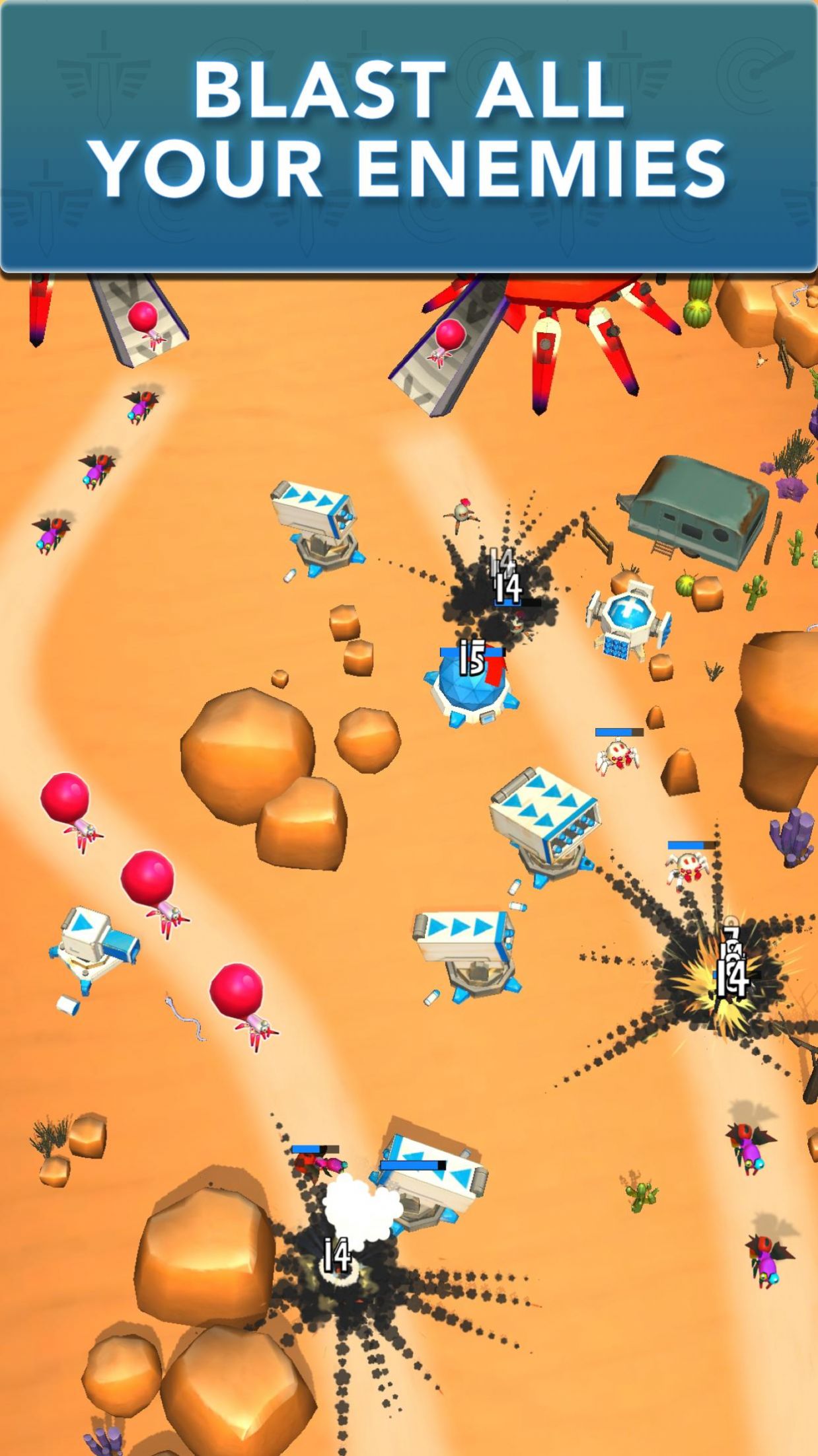 外星人进攻塔防游戏(Tower Defense) v1.4 安卓版