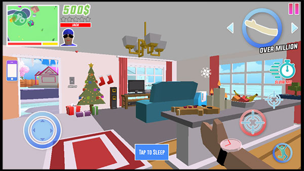 沙盒模拟器盗贼战争内置修改器(Dude Theft Wars) v0.9.0.5b 安卓版