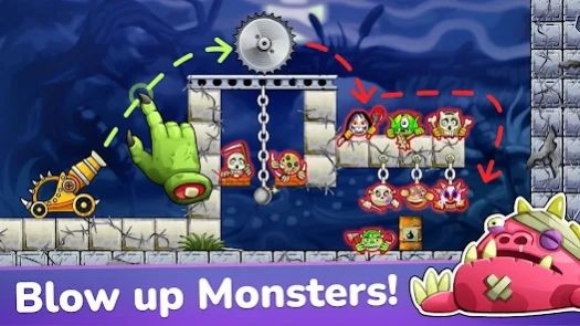 粉碎怪兽大炮游戏下载安装(Crush the Monsters) v1.1.21 安卓版