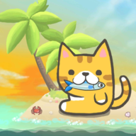 暖风捕鱼日2048猫岛游戏下载(KittyCat Island) v1.6.4 卓版