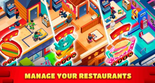 空闲汉堡帝国大亨游戏官方正版下载 v0.9.3 安卓版