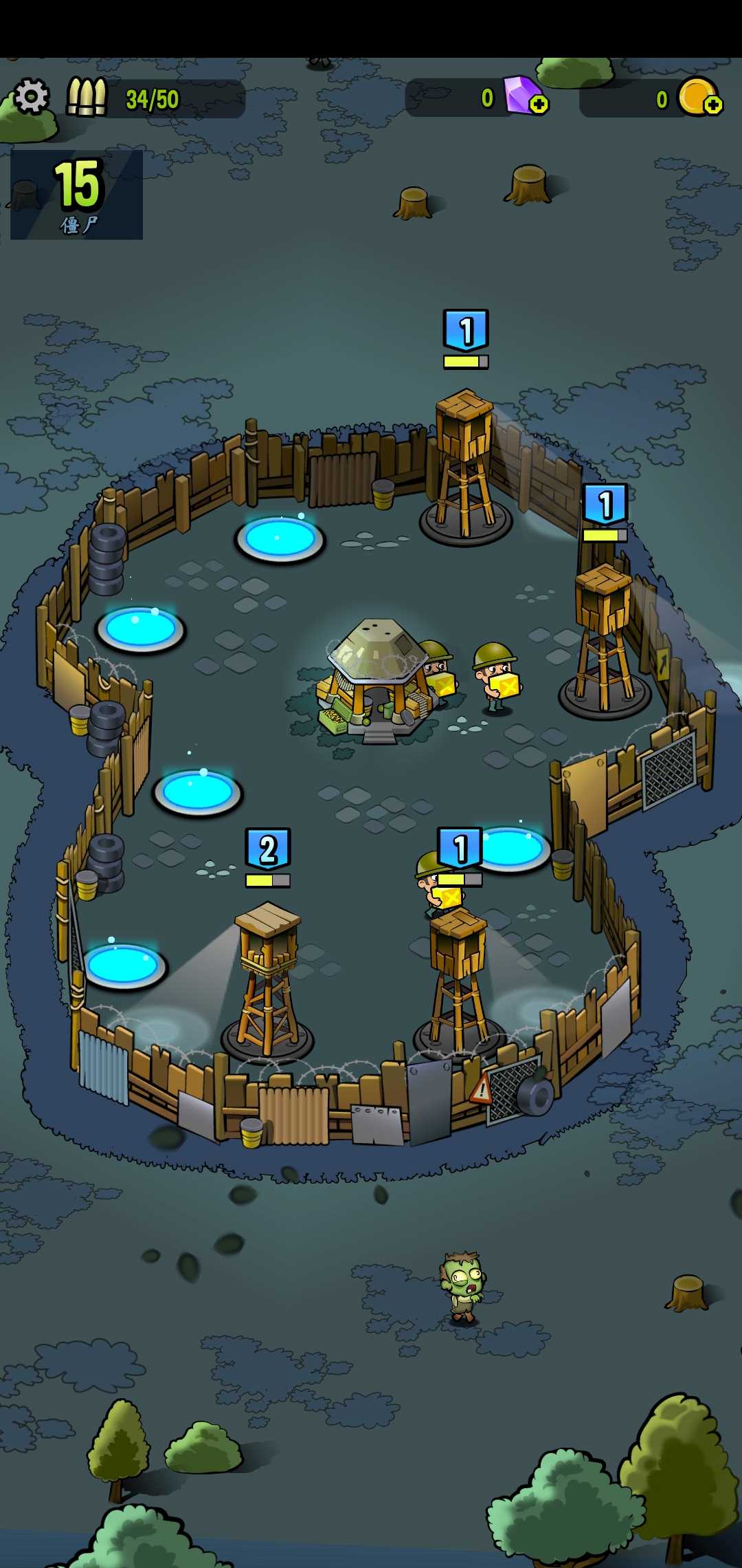 僵尸塔游戏无限金币钻石版 v13.0.97 安卓版