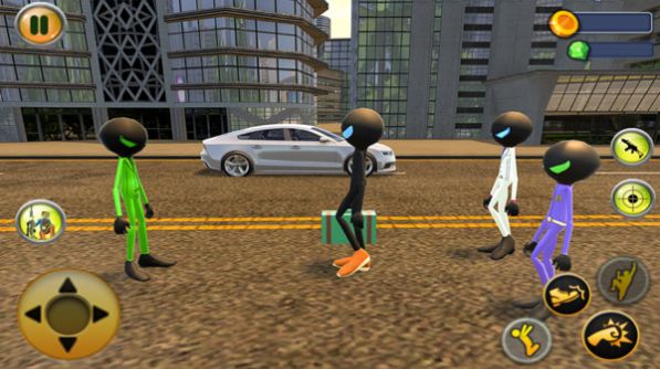 绿火柴人绳索英雄游戏下载安装 v1.0 安卓版