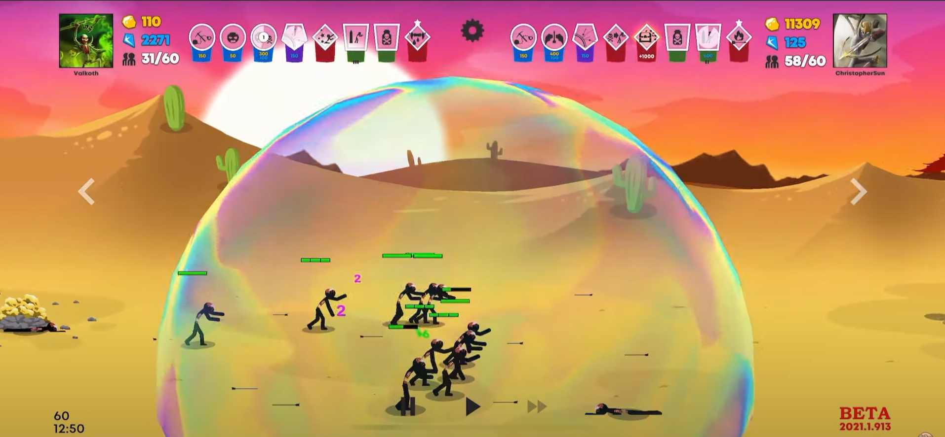 火柴人战争遗产3内置功能菜单 v2023.2.3275 安卓版