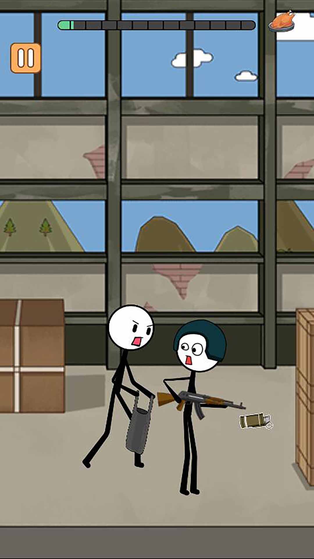 火柴人吃鸡大冒险游戏 v1.0 安卓版