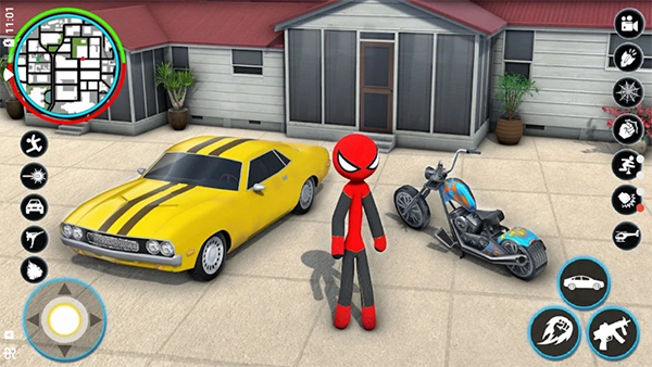 火柴人绳索蜘蛛侠下载官方版 v2.6 安卓版