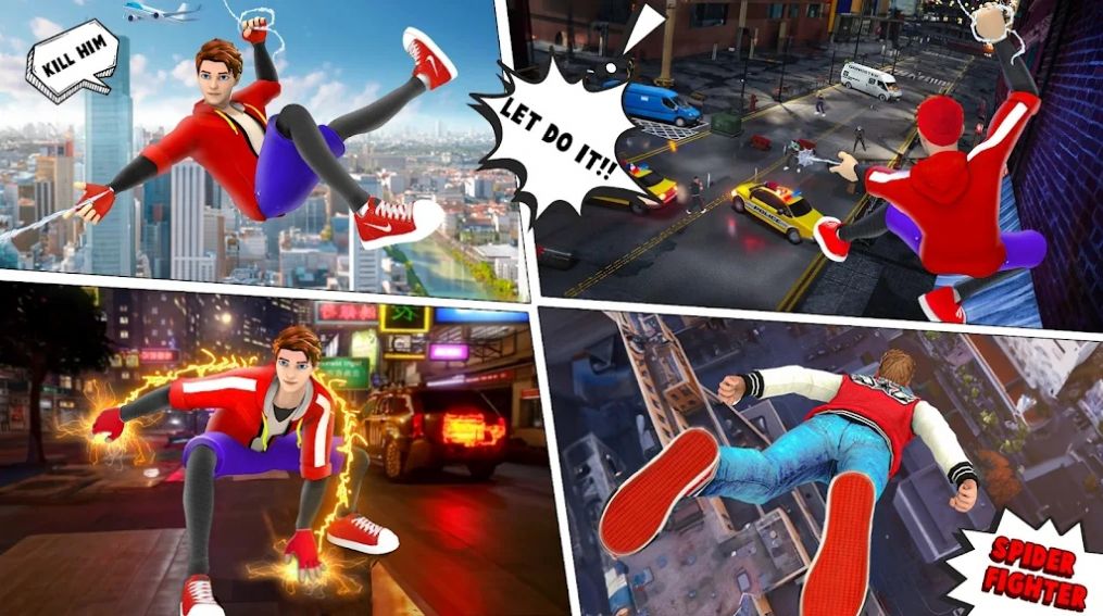 蜘蛛英雄冒险Spider Fight 3D Spider Hero游戏 v1.1 安卓版