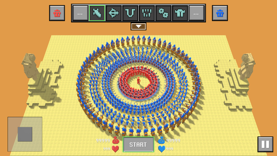 块状布娃娃之战(Blocky Ragdoll Battle) v3.3 安卓版