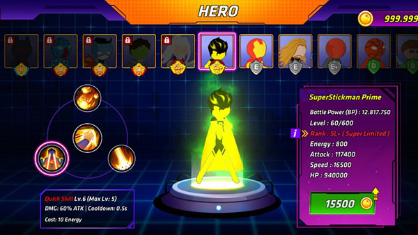 超级火柴人英雄战斗下载(SuperStickmanHeroes) v3.1 安卓版