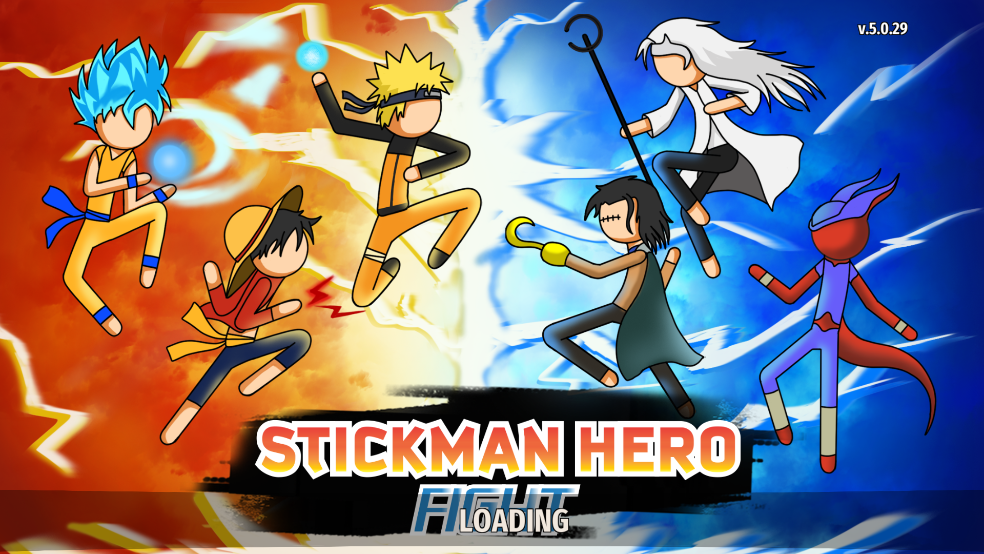 火柴人海贼王格斗英文版(Stickman Heroes) v5.0 最新版