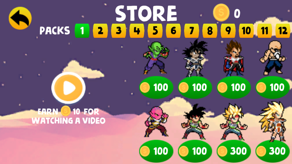 像素赛亚人格斗最新版本 v101 安卓版