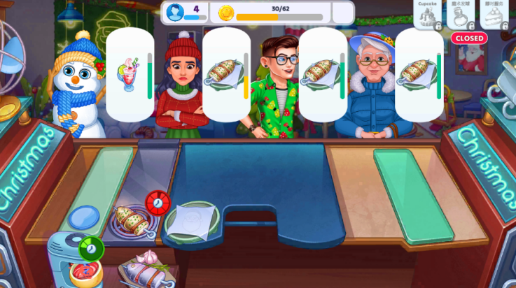 圣诞餐厅烹饪游戏 v1.2.8 最新版
