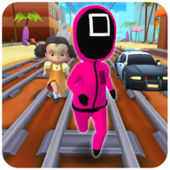 鱿鱼游戏超级跑酷手机版下载(Subway Squid Game) v1.0 安卓版