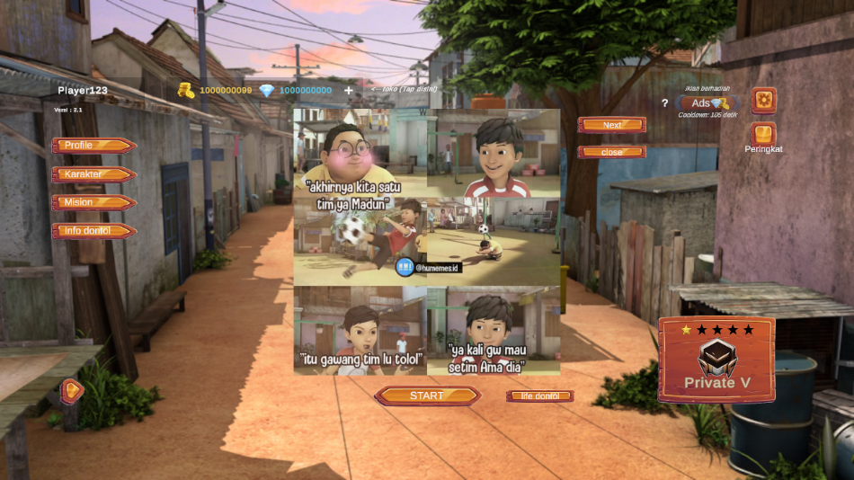 丹尼斯被居民殴打手游 v2.1 安卓版