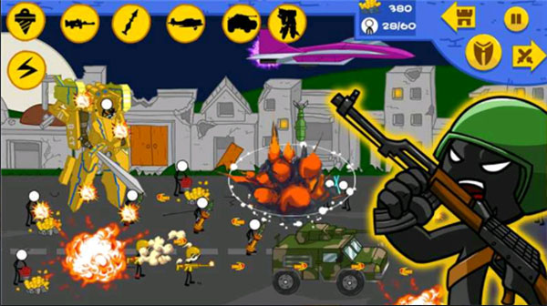 火柴人现代全面战争游戏下载(Stickman War Simulator：Modern) v1.0.3 安卓版