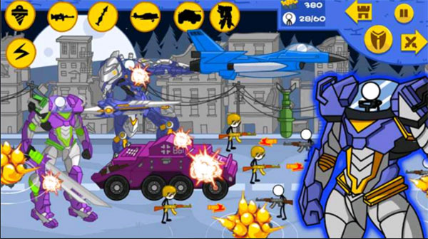 火柴人现代全面战争游戏下载(Stickman War Simulator：Modern) v1.0.3 安卓版