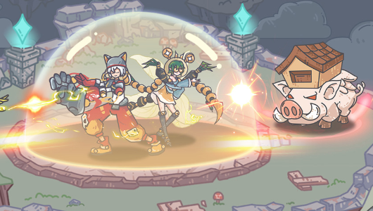 当神奇光芒落下