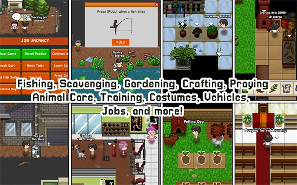 爱情和生活模拟rpg汉化版(Citampi Stories)