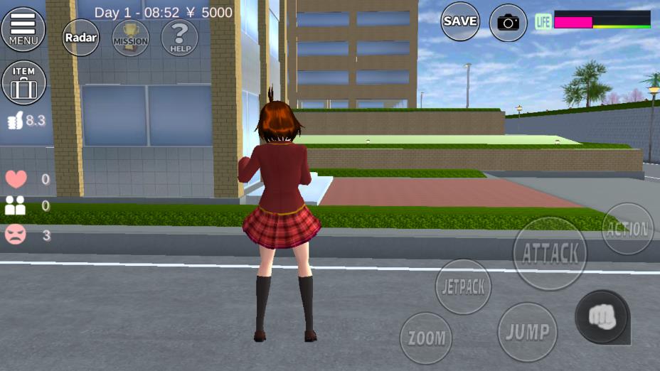 樱花校园1.039.07版本敞篷车(SAKURA SchoolSimulator) v1.039.07 安卓版