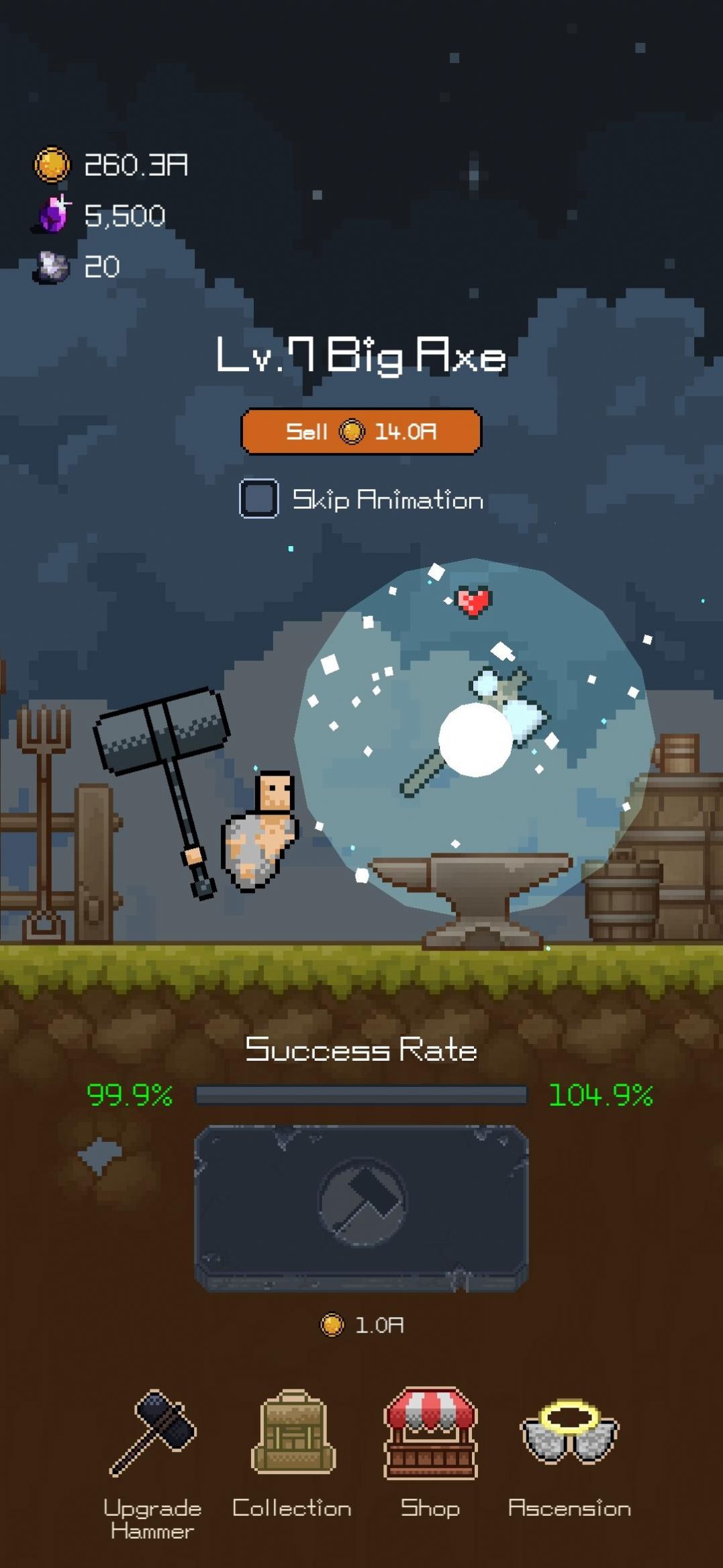 幸运史密斯游戏(운빨 대장장이) v1.2.5 安卓版