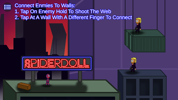 蜘蛛小子摇摆射击游戏(SpiderDoll) v4.1 安卓版