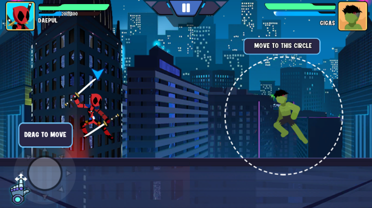 火柴人超级英雄战争最新版(Stickman Superhero) v0.2.8 安卓版