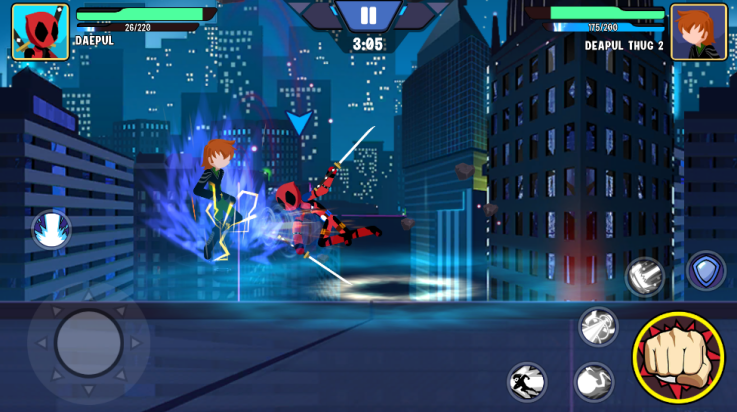 火柴人超级英雄战争最新版(Stickman Superhero) v0.2.8 安卓版