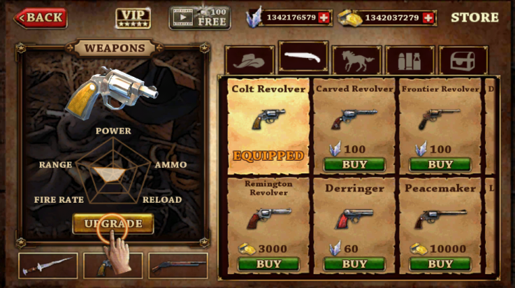 枪火西部无限金币版 v1.15 安卓版