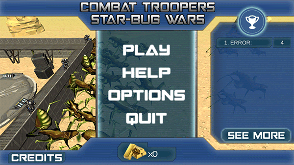战斗部队星虫战争最新版(Combat Troopers - Star Bug Wars) v1.9 最新版