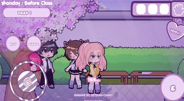 加查病娇恋爱模拟器官方下载(Setsuna And Daiki♡) v1.0 beta 安卓版