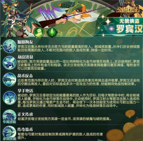 《剑与远征》罗宾汉赏金试炼路线图 剑与远征虚空罗宾汉赏金试炼怎么打2