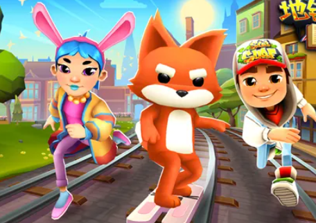 地铁跑酷双人版